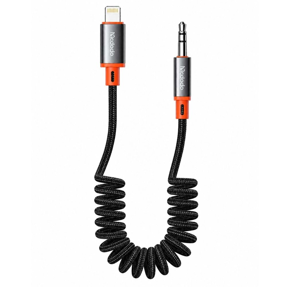 MCDODO DIGITAL AUDIO COILED CABLE FOR LIGHTNING 1.8M