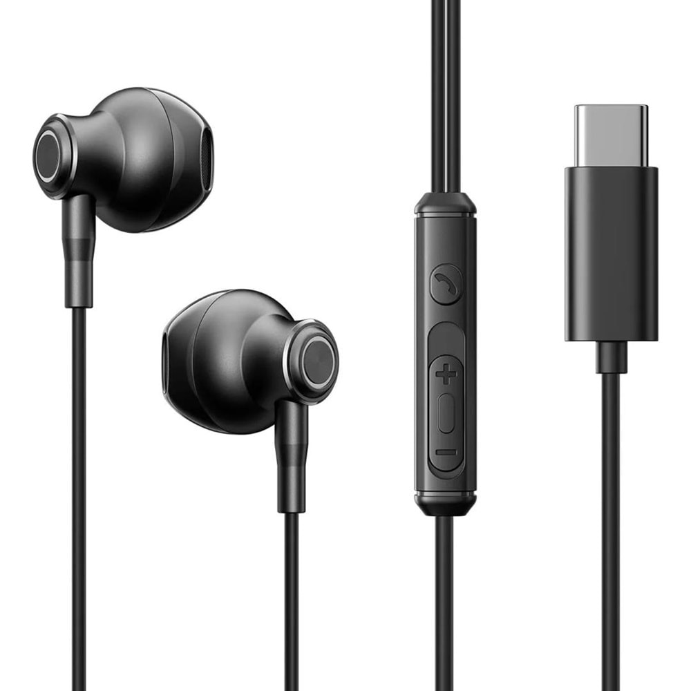 JAYROOM METAL HALF IN-EAR WIRED HEADPHONES