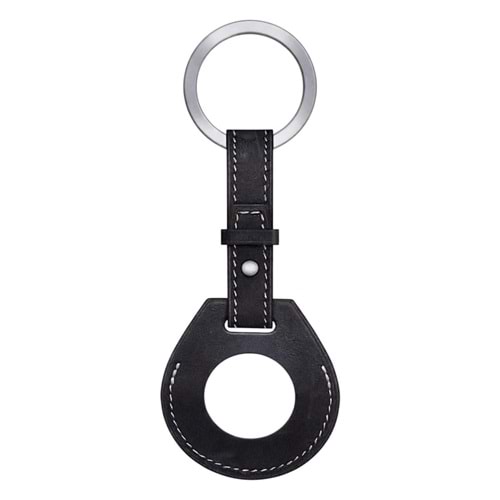 WIWU CALFSKIN KEYRING FOR AIRTAG DARK BLUE (CASE)