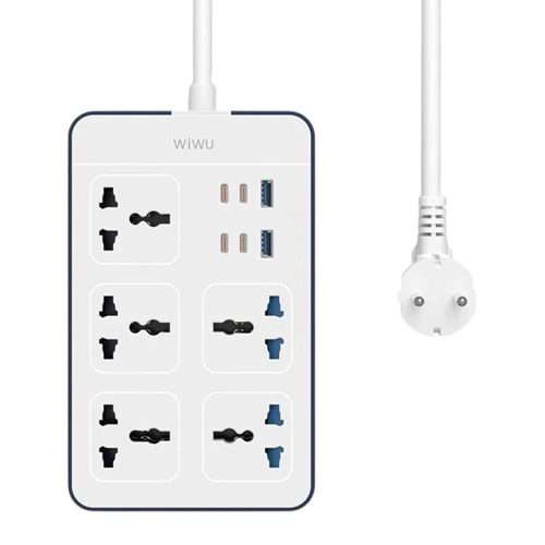 WIWU 11 IN 1 POWER STRIP 2500W 2M