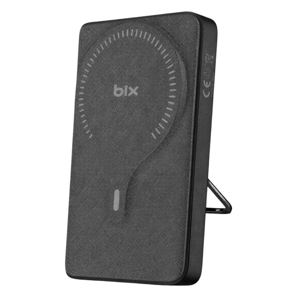 BIX MAGNETIC 10.000mAh PD20W POWERBANK BLACK